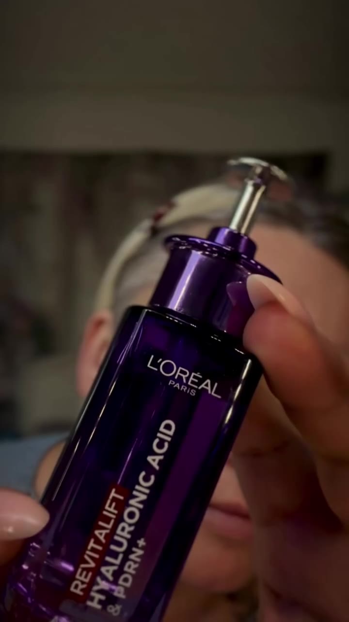 Beauty and skincare UGC video, serum product