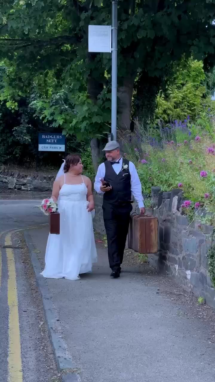 Wedding film still, Staffordshire — main featured wedding film